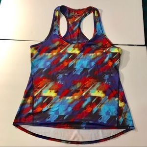 Athleta multicolored Chi racerback tank